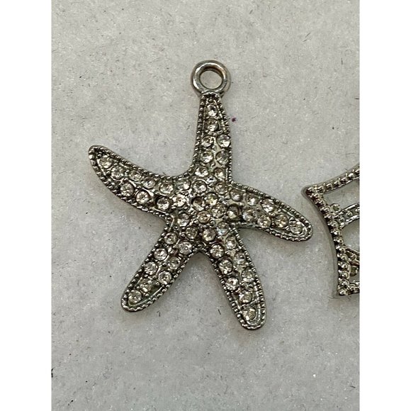 Lot of 3 Silver Tone Rhinestone Pendant Sophia - Picture 7 of 11